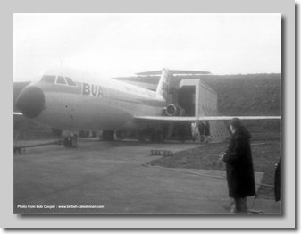 BUA 1-11 in Engine run pen